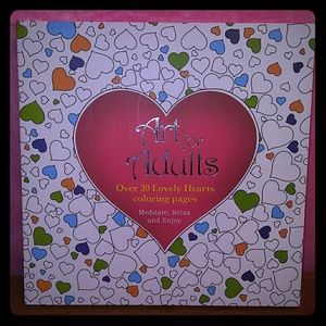 💝SALE💝 NWOT Heart Coloring Book